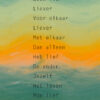 Kaart 5 Wees lief Poëziekaarten (set van 5 stuks)